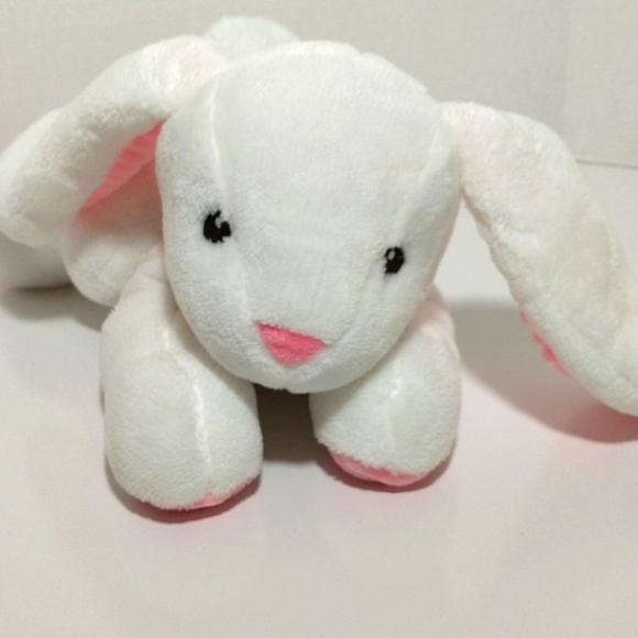 Spark create imagine, 12 in bunny rattle plush. - Picture 8 of 8